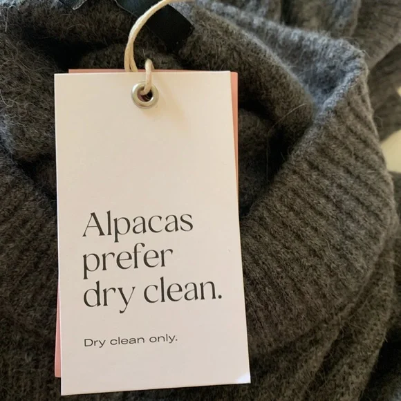 NWT QUINCE gray crew necked sweater wool and alpaca 🦙 - Picture 8 of 9
